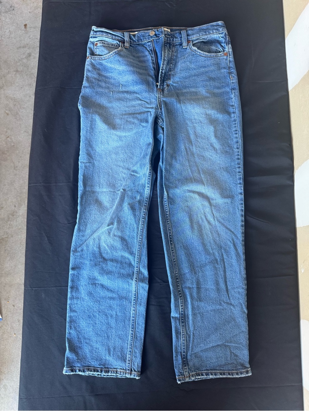 Universal Thread Size 10R Highest Rise Vintage Straight Leg Jeans Medium WashNWT